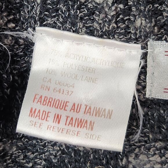 Vtg 90s Bugatchi Sweater Mens‎ L Knitted Wool Blend Retro Eclectic Luxury Preppy - Picture 7 of 7